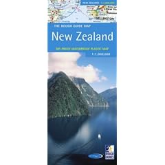 A Rough Guide Map New Zealand