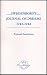 Book Swedenborg's Journal of Dreams, 1743-1744