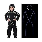 Glowman Costume Boy - Child Medium