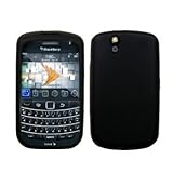 Black Silicone Case / Skin / Cover for RIM BlackBerry Bold 9650 / Tour 9630 ....