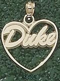 Anderson Jewelry Duke Blue Devils Heart Gold Charm