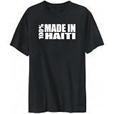T-Shirt Mens Black  100% made in Haiti  Countries