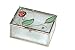 Ladybug Glass Jewelry Trinket Box