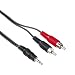Hama Soundkartenkabel (2 Cinch-Stecker <-> 3,5mm-Klinkenstecker Stereo); 2m