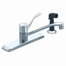 Moen 87130 One Handle Kitchen Faucet with Spray (Not CA / VT Compliant)