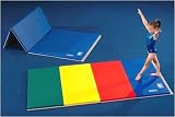 Mancino 4x8 Multicolor Floor Exercise, Landing, Training, Tumbling Folding Gym Mat