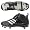 Black/White/Metallic Silver