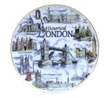 Decorative Plate 15cm - Historical London Scenes (64338-000)