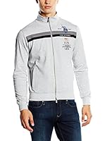 U.S. POLO ASSN Sudadera con Cierre (Gris)