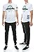 JC DISTRO Mens Hipster Hip Hop Freedom Stripes Graphic Mesh Trim White T-Shirt, Medium