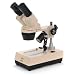 Swift Optical M27LED-123 Tri-Power Stereo Microscope, Wide-Field 10X/20mm Eyepiece, 1X, 2X, and 3X Objective, LED Illuminator Light Source, 1X, 2X, and 3X Magnification