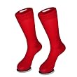 1 Pair of Antonio Ricci RED Color Men's COTTON Dress SOCKS NEW
