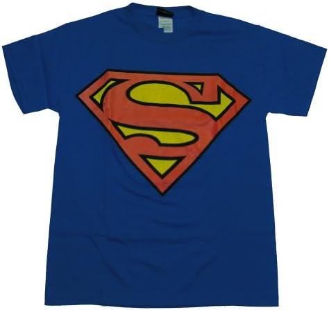 Superman Men's Classic Shield S Logo Tee