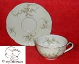 THEODORE HAVILAND NY ROSALINDE CUPS & SAUCERS