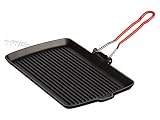 Staub 1203523 Black Rectangular Grill 13x8.25-in.