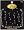 Zhoe Double Hair Combs 10005 Black & Silver