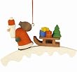 Ornament - Santa With Sled