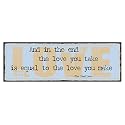 Beatles in the End Tin Sign