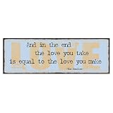 Beatles in the End Tin Sign