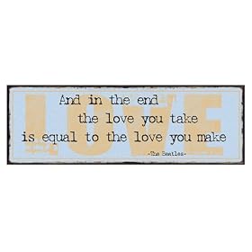 Beatles in the End Tin Sign