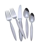 Reed & Barton EveryDay Cafe Matte 45-Piece Stainless-Steel Flatware Set, Service for 8