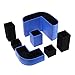 Vlando VPACK Magnet Desk Organizer - Pencil Cup Pen Holder - Office Supplies Desktop Stationery Gadgets Storage Box (Starry Blue)