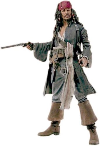 Childrens Toyshop  Toys : Pirates of The Caribbean Dead Mans Chest 12inch Jack Sparrow Action Figure
