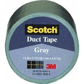 3M #1005-GRY-IP 1.5x5YD Grey Duct Tape