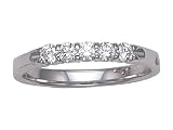 0.30 cts Round Diamonds Band - Platinum, 14kt White or Yellow Gold