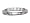 0.30 cts Round Diamonds Band in 18k White Gold Size 4 FREE GIFT BAG!
