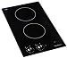 Contoure® 2 Burner Ceramic Cooktop, Classic Series built-in cooktop, smooth black glass, 120v. Powerful 2400 watts on 20 amp. UL