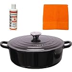 Le Creuset 32800円相当【福袋】ココット・ジャポネーズ クリーナーセット タオル シャイニーブラック