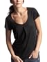 Gap Petite Pleated T-Shirt