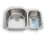 Polaris Sinks L1213 Undermount Stainless Steel