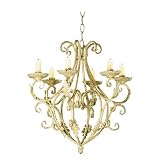 Wrought Iron Candle Chandelier