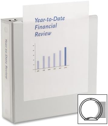 Wholesale CASE of 25 - Acco/Wilson Jones Round Ring View Binders-Round Ring View Binder, 2" Capacity, 11"x8-1/2", White