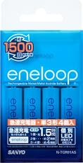 SANYO NEW eneloop 急速充電器セット(単3形4個セット) N-TGR01AS