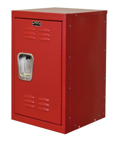Hallowell HKL151524-1RR Relay Red Kid Mini Locker, 1 Wide, Single Tier, 15