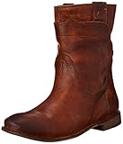 FRYE Women's Paige Short Riding Boot,  Cognac Washed Antique Pull-Up Leather, 9 M US