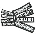 Julius K9 8151127 2 Klettsticker S. Security
