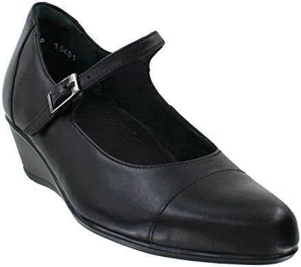 Ziera Women's Tasha Black Leather Size 37 Wide