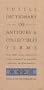 Tuttle Dictionary of Antiques & Collec