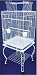 Brand New Parrot Bird Cage Cages Play w/Stand 20x20x58-600HWHT