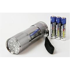 Arcas 9er LED Alu Taschenlampe