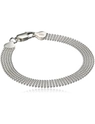 Sterling Silver Five-Row Shot Bead Chain Bracelet