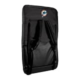 Exclusive By Picnictime Ventura Seat Portable Recliner With Armrests And Adjustable Backpack Straps/Black-Miami Dolphins (Digital Print)