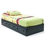 South Shore Summer Breeze Mates Twin Platform Bed Collection - Blueberry - SSI787 South Shore Summer Breeze Mates Twin Platform Bed Collection - Blueberry - SSI787