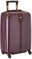 Hartmann Herringbone Luxe Hardside Carry On Spinner, Eggplant Herringbone, One Size
