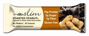 NuGO Slim Roasted Peanut, 1.59-Ounce (Pack of 12)