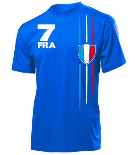 FUSSBALL WM 2014 – FRANKREICH FANSHIRT 3298(K-B) Gr. 134/146